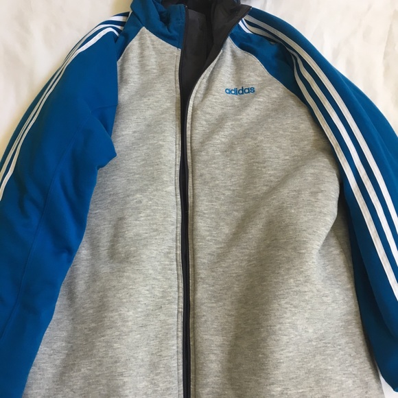 Adidas reversible large parka jacket - Picture 3 of 3